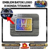 HONDA TITANIUM H LOGO EMBLEM PER UNIT PRICE (1 PCS)