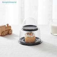 Auspiciousrui Clear Cake Box 10Pcs 4 6 8 10 Inch Reusable Round Dessert Paaging for Home Bakers Bake