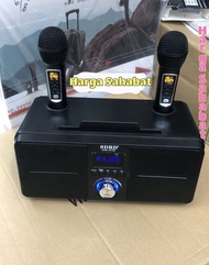 Speaker Karaoke Mic Karaoke Bluetooth SDRD SD309 terbaru dapat 2mic Lcd Bisa bluetooth, usb, aux, mi