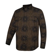 Kemeja Eiger Original Batik Pria Blumen Paisley - Black
