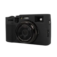 全城熱賣 - 適用於富士FUJIFILM X100VI 荔枝紋硅膠保護套（黑色）