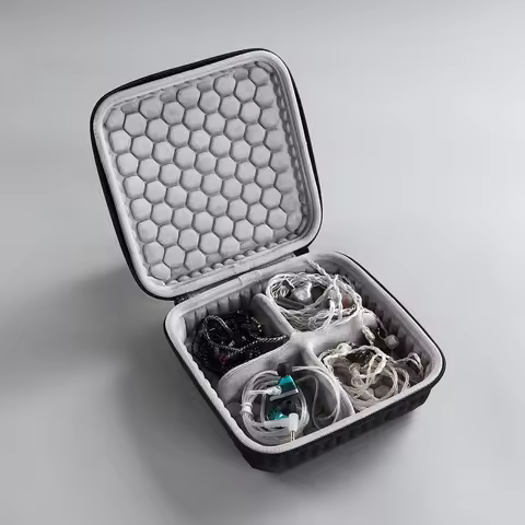 Hard Shell Storage Box Carrying Case for Sony M7 M9 IER-Z1R Sennheiser IE900 iBasso AM05 IT01S IT07 