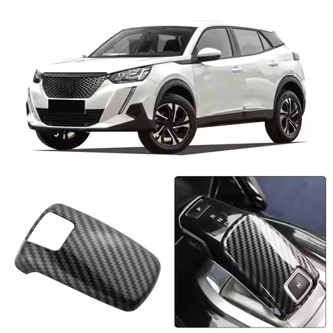 AT Car Gear Lever Shift Protection Cover for Peugeot 2008 E2008 2020-2022 208 2020-2023 E208 2020-20