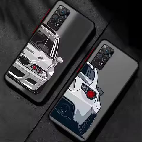 Sports Car Tokyo JDM Case for Xiaomi Redmi Note 13 Pro Plus 11Pro 12 8 9 10 Pro 11 4G 8T 9S 10S 11S 