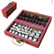 Wooden International Chess Set Terracotta Warriors Chess Pieces Chess Game Christmas Gift