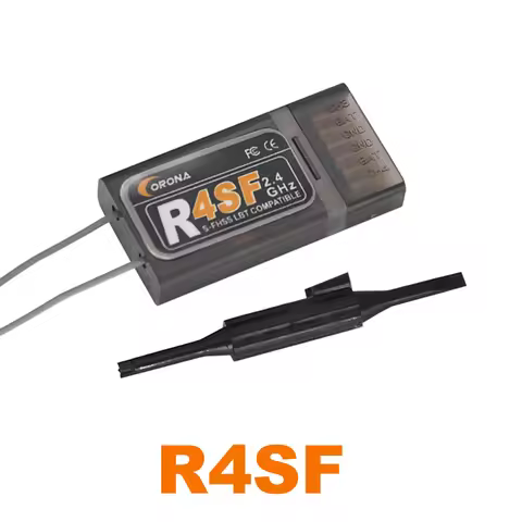 Corona 2.4G R4SF 4 Channels S-FHSS/FHSS receiver compatible FUTABA SFHSS 14SG T8J T10J Radio