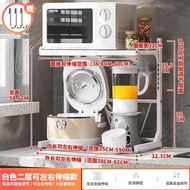 Expandable Kitchen Microwave Rice Cooker Storage Rack Countertop Double Layered Oven above Electric 