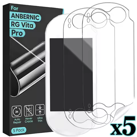 5-1pcs Matte&HD Clear Screen Protector for ANBERNIC RG Vita Pro Anti-glare Anti-fingerprint Soft Ful