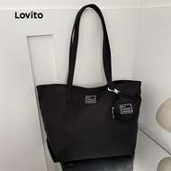 Casual Nylon Large Capacity Two Piece Set Wear Resistant Shoulder Tote Bag for Women LFA75179