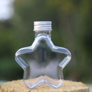 Star Bottle Plastic PET Transparent Ornaments Handmade Juice Mini Christmas 200m Small Baby Bottle D