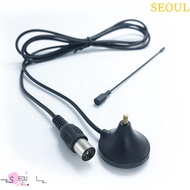SEOUL Digital Tv Antenna, Free Channel 5dBi TV Antenna Freeview, TV HDTV Box Mini Black DVB-T/TV HDT