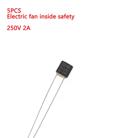 Innovative 5PCS Thermal Fuse 2A135 Degrees Electric Fan Internal Safety Motor Temperature Safety Tem