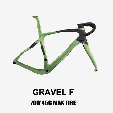 2024 New Gravel Disc Road Frame 47/50/53/55/57.5cm High Strength Off-Road Cycling Bike Gravel Frames