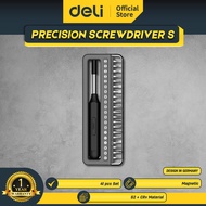 Deli Tools Set Obeng Presisi Magnet / Precision Screwdriver 41 PCS DL241041