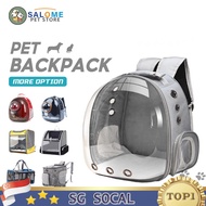 Salome Pet Carrier Cat Dog Carrier Backpack Portable Breathable Cat Bag For Outdoor Travel Cage Adjustable Foldable