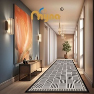 MYNA Anti Slip 2.0 Geometric Runner Carpet (M/L/XL Size)