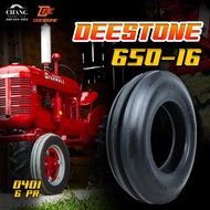 6.50-16 ( 650-16 ) ยี่ห้อDEESTONE รุ่นD401 ยางรถไถ3ร่อง