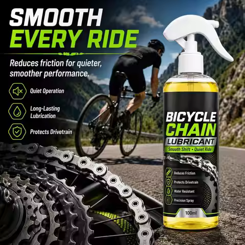 Bike Chain Lube 100ml Bicycle Long Lasting Chain Lube Chain Maintenance Oil Squirt MTB Road Bike Wax