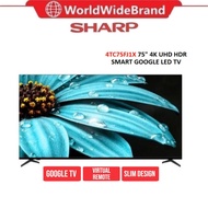 ( 2024 NEW MODEL) SHARP 75 "INCH UHD 4K GOOGLE TV 4TC75FJ1X