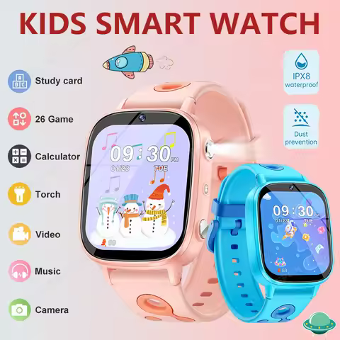 Children's Smartwatch 1.8" Screen HD Camera 26 Puzzle Games LED Flashlight Calculator Learn Kids Wat
