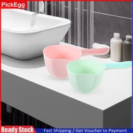 Pickegg 2 Pcs Bathtub Kitchen Water Ladle Plastic Dipper Watering Spoon Salt Scoop Bathroom Tool Plants Child