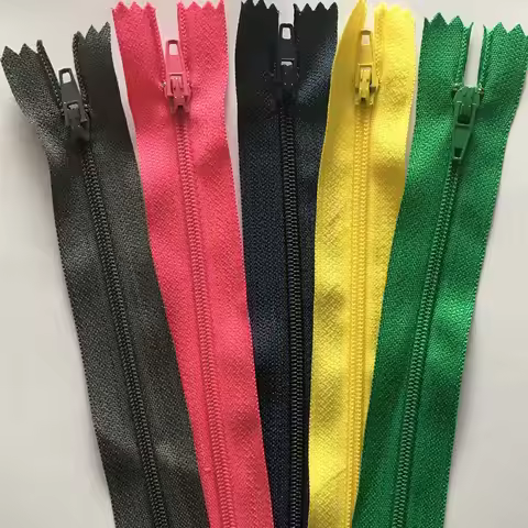 10pcs (4.8~24 inch) 12 cm - 60 cm Nylon Coil Zippers for Tailor Sewing Crafts 15 / 20 / 25 / 30 / 35
