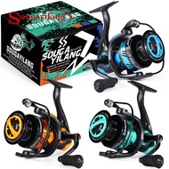 Sougayilang Fishing Reel 11+1BB Spinning Fishing Reel 1000-6000 Model 3 Color Fishing Reel With Alum