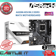 Asrock A620M HDV M.2 AM5 DDR5 Motherboard Combo Ryzen 5 7600 8600G 8700G Ryzen 7 7700
