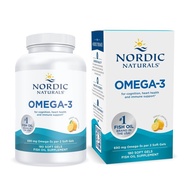 Nordic Naturals Omega-3, Lemon Flavor - 180 Soft Gels - 690 mg Omega-3 - Fish Oil - EPA & DHA - Immu