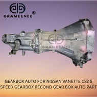 GEARBOX AUTO FOR NISSAN VANETTE C22 5 SPEED GEARBOX RECOND