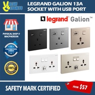 Legrand Galion Socket with USB Single Double Socket Universal Socket Type A Type C