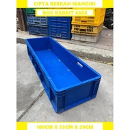 TERBARU Bak plastik 1Meter Box plastik 1Meter container plastik 1Meter (BIRU) MURAH