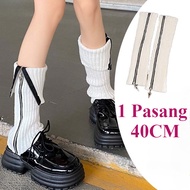 Knee Length Lolita Socks Zipper Boot Cover Lolita Socks