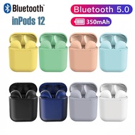 Macaron inPods I12 TWS Bluetooth earphone Frosted Feel Wireless Earbuds TWS Stereo Headset sport ear