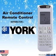 YORK Air Cond Aircond Air Conditioner Remote Control Replacement YK-1318