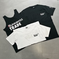 Australia bunnings trade Summer Pure Cotton Round Neck Short Sleeve Trendy American Loose Casual Pri
