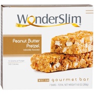[USA]_WonderSlim Gourmet High Protein Bar / Meal Replacement Diet Bars (10g Protein) - Peanut Butter