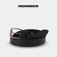 Hummer Men Leather Tongue Buckle Belt