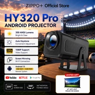 3 YEAR WARRANTY 🔥 HY320 PRO Projector 4K Android 13.0 Big LCD 4K Mini Projector 1080P Dual Band WiFi