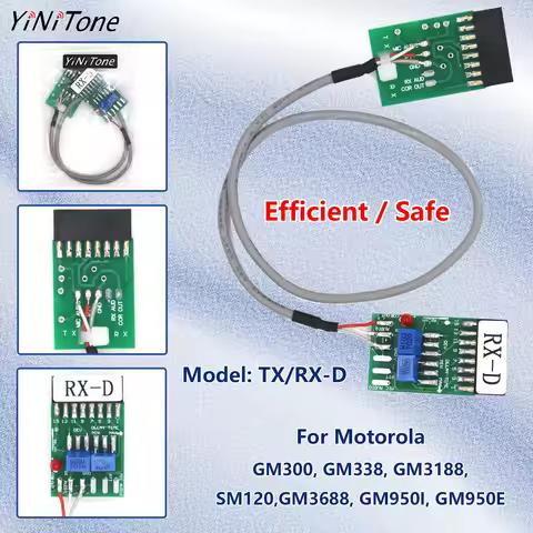 Radio Relay Station One Way Delay Linefor Motorola GM300 GM338 GM3188GM3688 GM950l Repeater Connecto