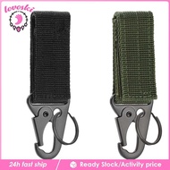 [Lovoski] Heavy Duty Belt Keepers with Key Holder Key Hook Clip Keychain Belt Clip