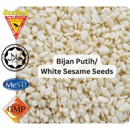 BIJAN PUTIH/ WHITE SESAME SEEDS 500G/1KG