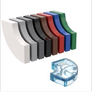 10PCS Tile MOC Parts 27925 Round Corner 2x2 Macaroni Building Blocks DIY Accessories Assemble Bricks