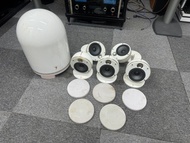 FOCAL DOME 8吋有源低音+ 5個喇叭仔 成色唔靚  正常可試 1套2300蚊 2個喇叭斷腳架