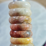 Bangle Ring Coral Jade