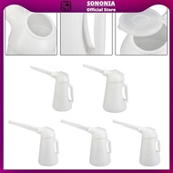 [SONONIA] Oil Jug with Spout Leakageproof Durable Ergonomical Handle Oil Measuring Container Engine 