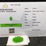 Natural Moldavite Meteor Memo
