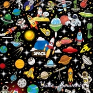 Astronaut Wrapping Paper Space Wrapping Paper Space Wrapping Paper Thick Glossy Planet Wrapping Pape