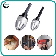 APPEAR Drill Chuck Adapter, Mini Hex Shank Keyless Drill Chuck, Hex / Round Shank Chuck for Mini Scr