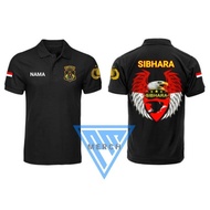 M-3XL Kaos T-Shirts Sibhara Kbpp Polri Hitam Premium Terbaru Men's T-Shirts M-3XL